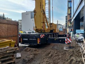 Usługi dźwigowe na Powiślu