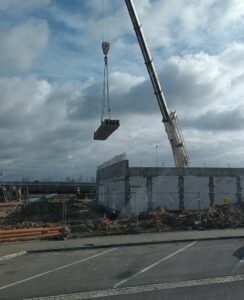 Wola Korycka - dźwig