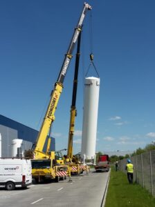 pionowanie zbiorników Cząstków Mazowiecki