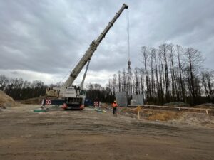 usługi realizowane dźwigiem