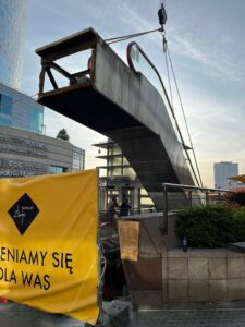 Demontaż schodów ruchomych